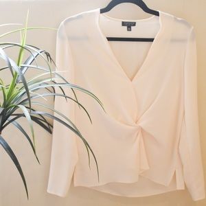 Top shop white blouse